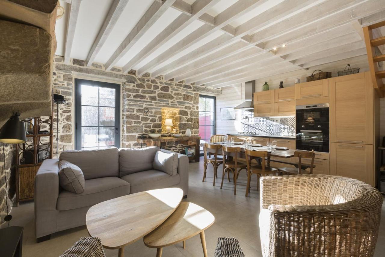Saint Malo, Le Pont, Maison Plage A 100M Villa Eksteriør billede