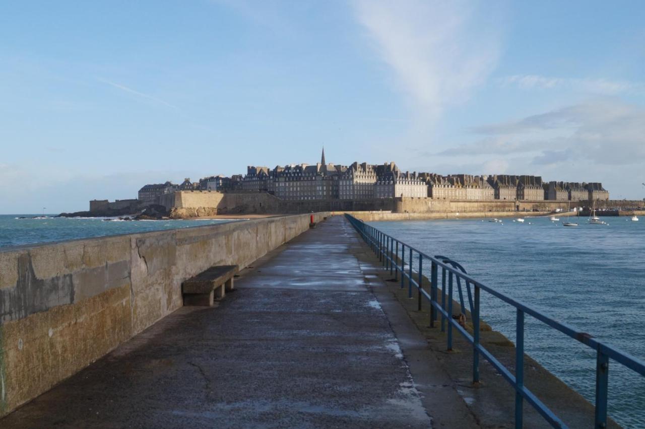 Saint Malo, Le Pont, Maison Plage A 100M Villa Eksteriør billede